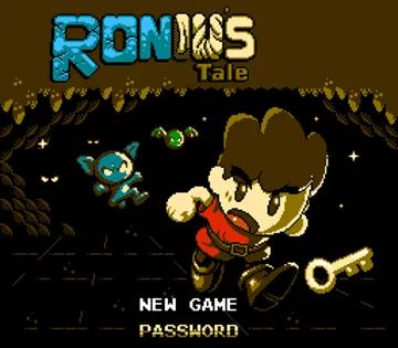 Roniu's Tale (World) (Aftermarket) (Homebrew) screen shot title